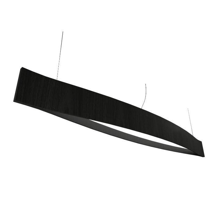 Accord Lighting 1279LED.44 Canoe Accord Suspension au charbon
