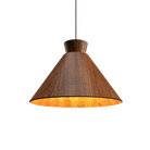 Accord Lighting 1474.06 Conical Accord Pendant in Imbuia