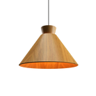 Accord Lighting 1474.09 Conical Accord Pendant in Louro Freijo