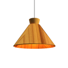 Accord Lighting 1474.12 Conical Accord Pendant in Teak