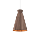 Accord Lighting 1473.18 Conical Accord Pendant in American Walnut