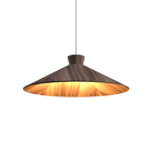 Accord Lighting 1475.18 Conical Accord Pendant in American Walnut