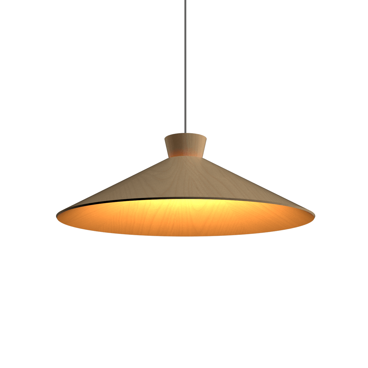 Accord Lighting 1475.34 Conical Accord Pendant in Maple