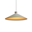 Accord Lighting 1475.47 Conical Accord Pendant in Organic White