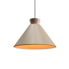 Accord Lighting 1474.48 Conical Accord Pendant in Organic Cappuccino