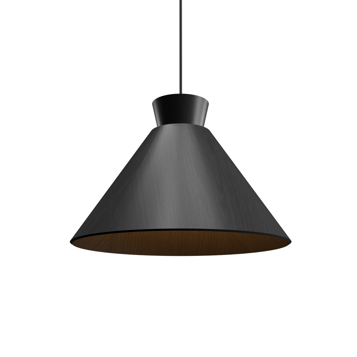 Accord Lighting 1474.50 Conical Accord Pendant in Organic Grey