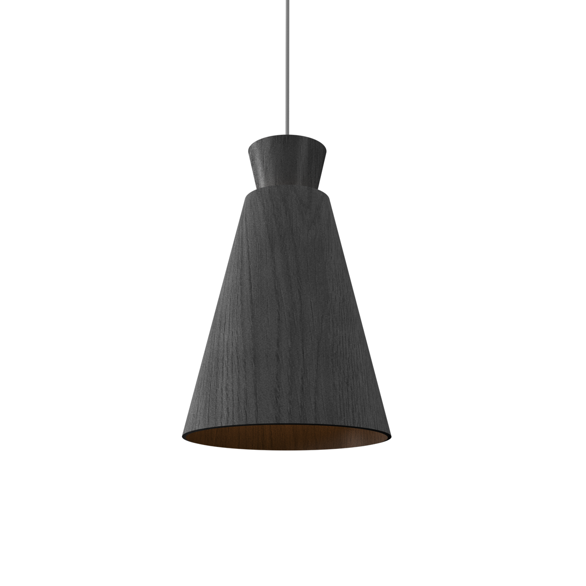 Accord Lighting 1473.50 Conical Accord Pendant in Organic Grey