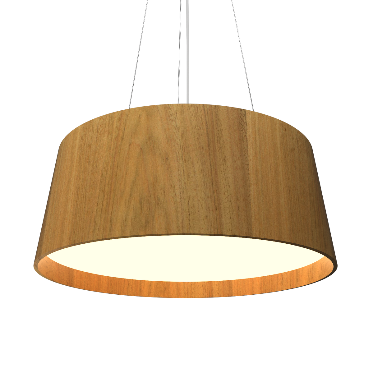 Accord Lighting 296LED.09 Conical Accord Pendant in Louro Freijo