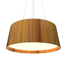 Accord Lighting 296LED.12 Conical Accord Pendant in Teak