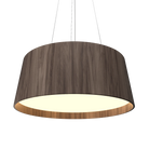 Accord Lighting 296LED.18 Conical Accord Pendant in American Walnut
