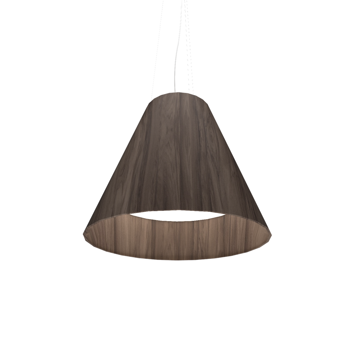 Accord Lighting 295LED.18 Conique Accord Suspension en noyer américain