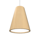 Accord Lighting 1130C.34 Conical Crystal Accord Pendant in Maple