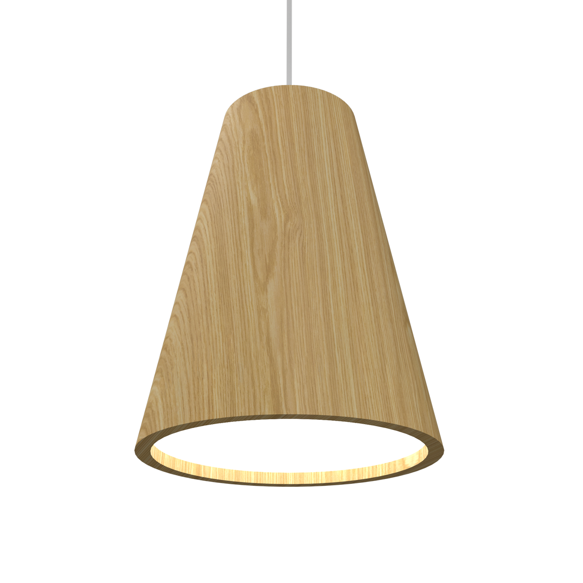 Accord Lighting 1130C.45 Conical Crystal Accord Pendant in Sand