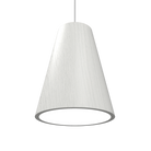 Accord Lighting 1130C.47 Conical Crystal Accord Pendant in Organic White
