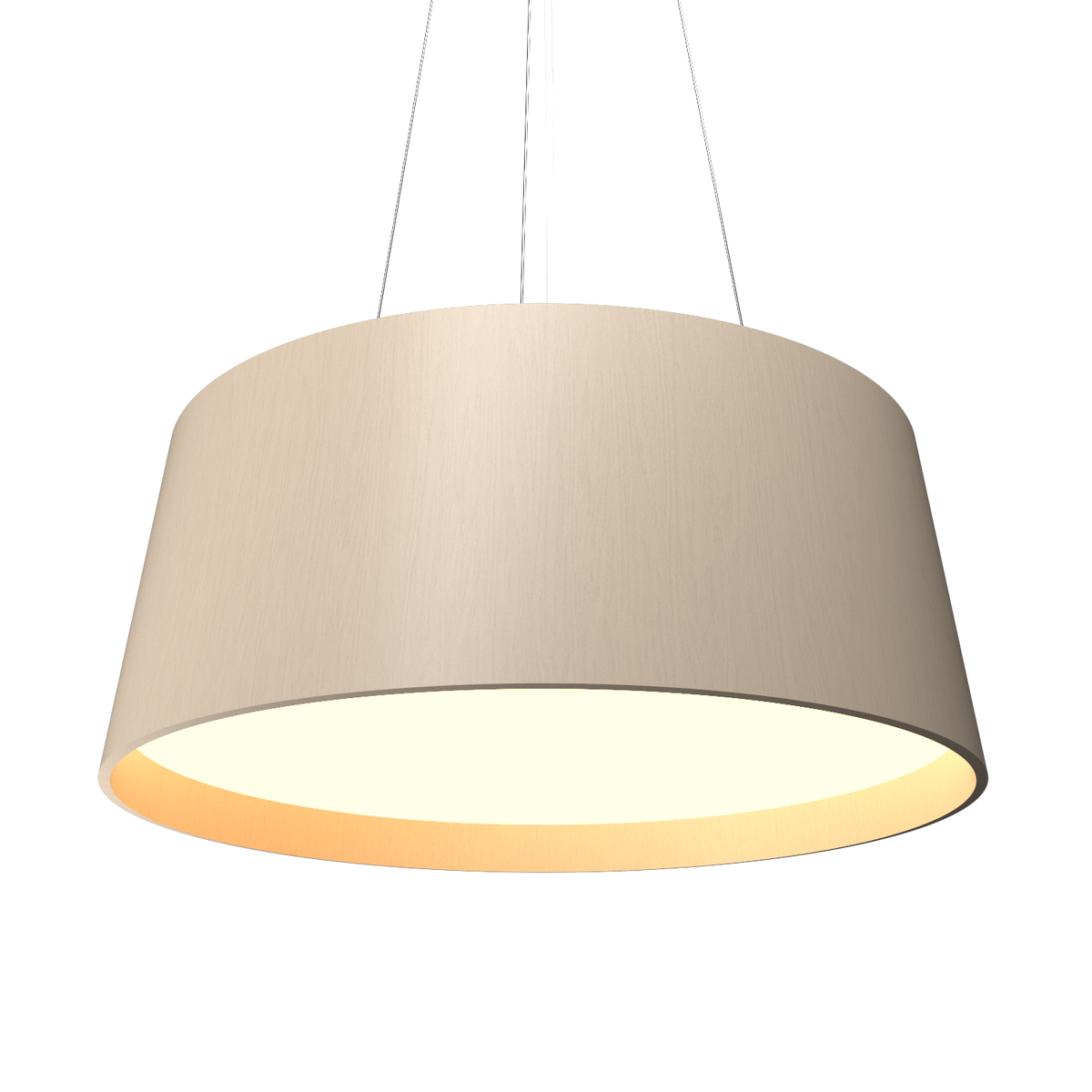 Accord Lighting 296LED.48 Conical Accord Pendant in Organic Cappuccino