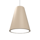 Accord Lighting 1130C.48 Conical Crystal Accord Pendant in Organic Cappuccino