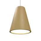Accord Lighting 1130C.49 Conical Crystal Accord Pendant in Organic Gold