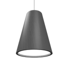 Accord Lighting 1130C.50 Conical Crystal Accord Pendant in Organic Grey