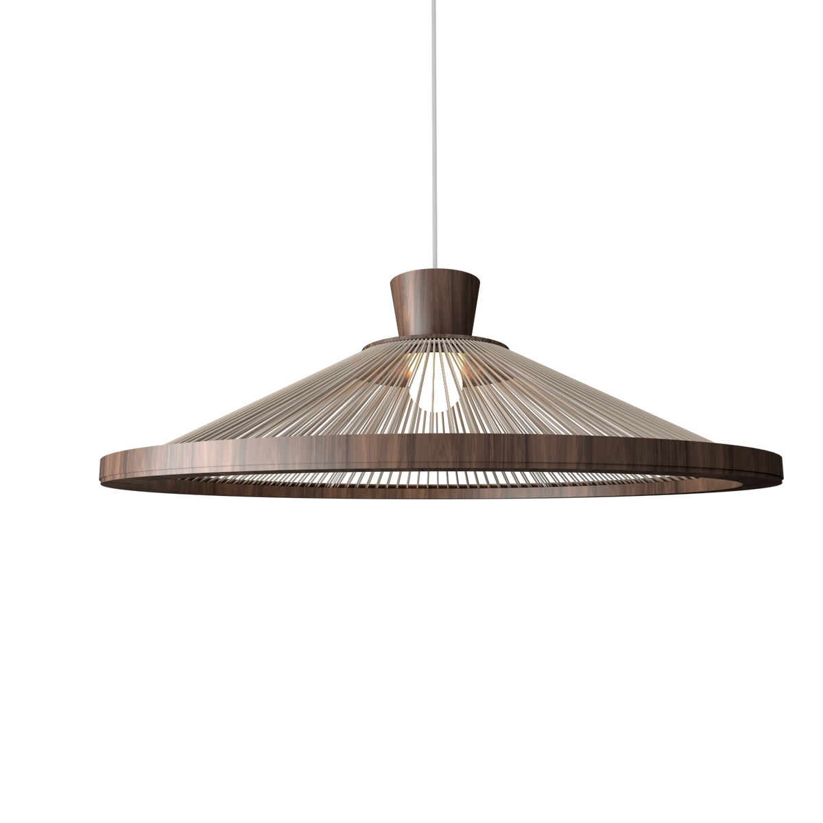 Accord Lighting 1532.18 Corda Accord Pendant in American Walnut
