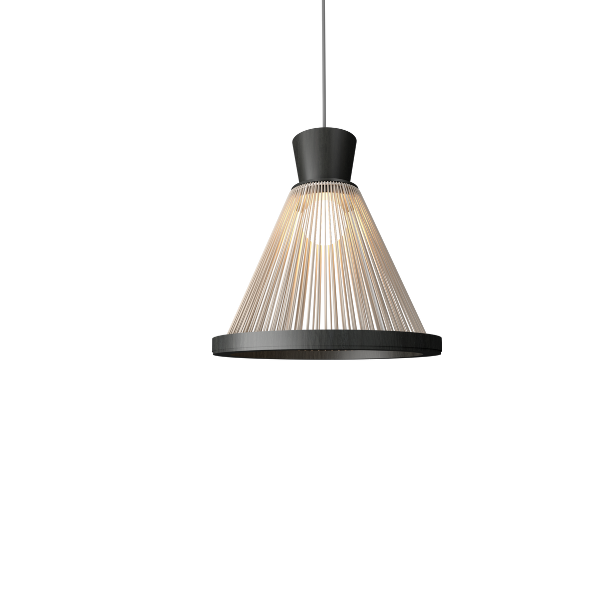 Accord Lighting 1530.44 Corda Accord Pendant in Charcoal