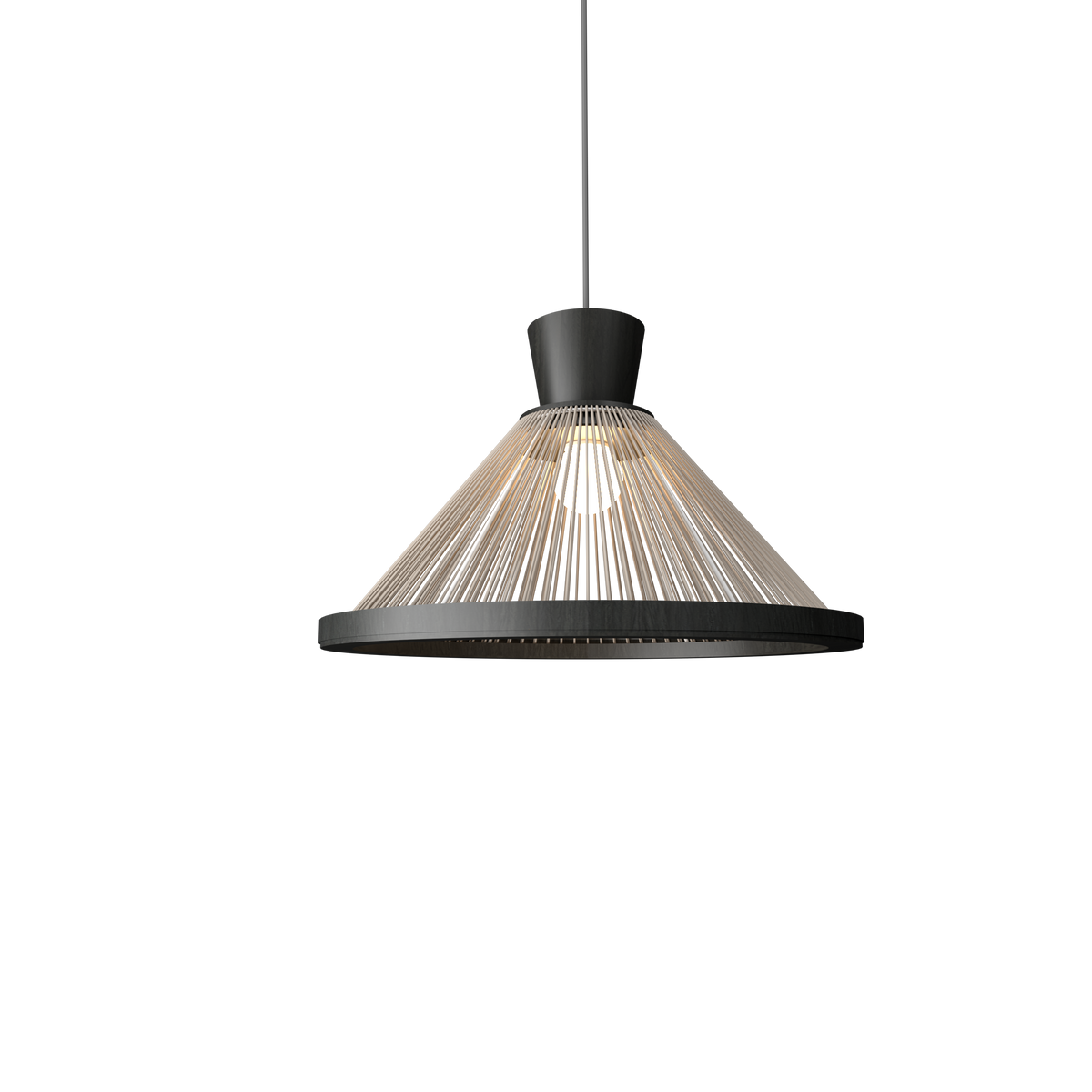 Accord Lighting 1531.44 Corda Accord Pendant in Charcoal