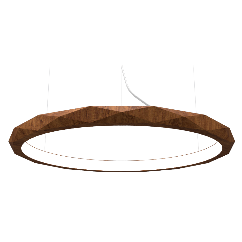 Accord Lighting 1354LED.06 Facet Accord Pendant in Imbuia