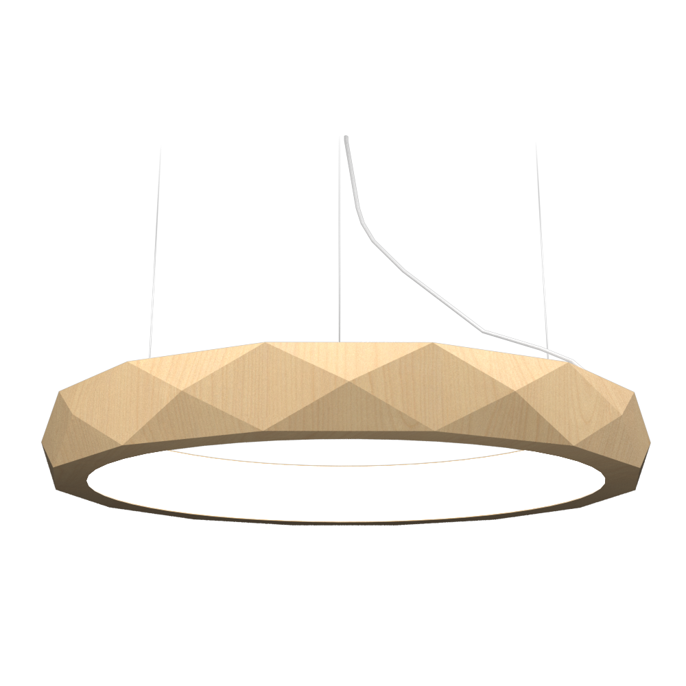 Accord Lighting 1357LED.34 Facet Accord Pendant in Maple