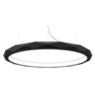 Accord Lighting 1354LED.44 Facet Accord Pendant in Charcoal
