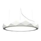 Accord Lighting 1357LED.47 Facet Accord Pendant in Organic White