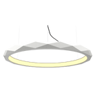 Accord Lighting 1354LED.47 Facet Accord Pendant in Organic White