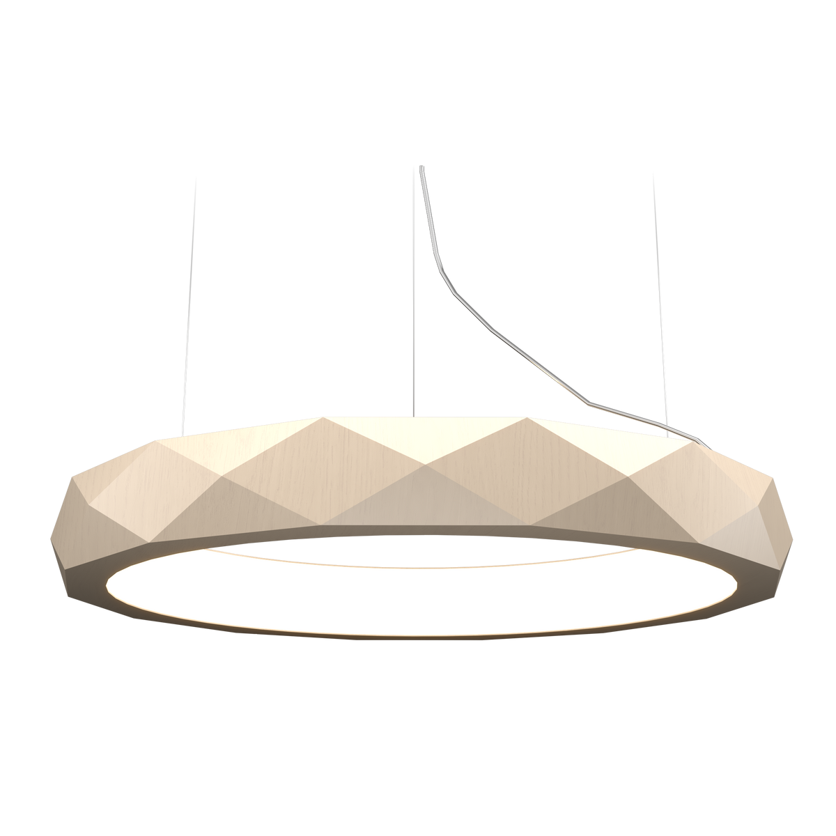 Accord Lighting 1357LED.48 Facet Accord Pendant in Organic Cappuccino
