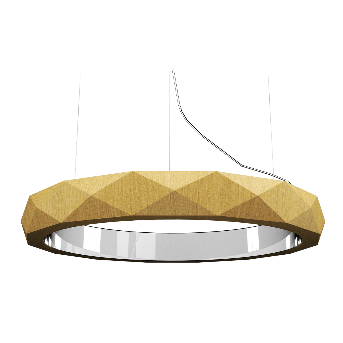 Accord Lighting 1357LED.49 Facet Accord Pendant in Organic Gold
