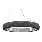 Accord Lighting 1357LED.50 Facet Accord Pendant in Organic Grey