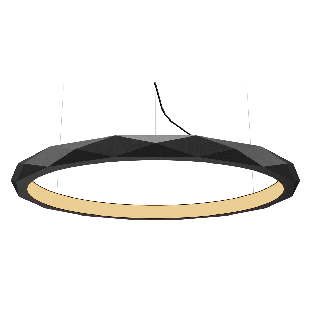 Accord Lighting 1354LED.50 Facet Accord Pendant in Organic Grey