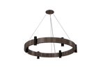 Accord Lighting 1497.18 Flow Accord Suspension en noyer américain