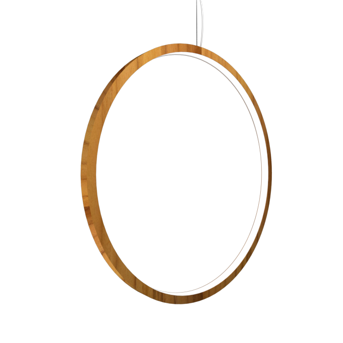 Accord Lighting 1294LED.12 Frame Accord Pendant in Teak