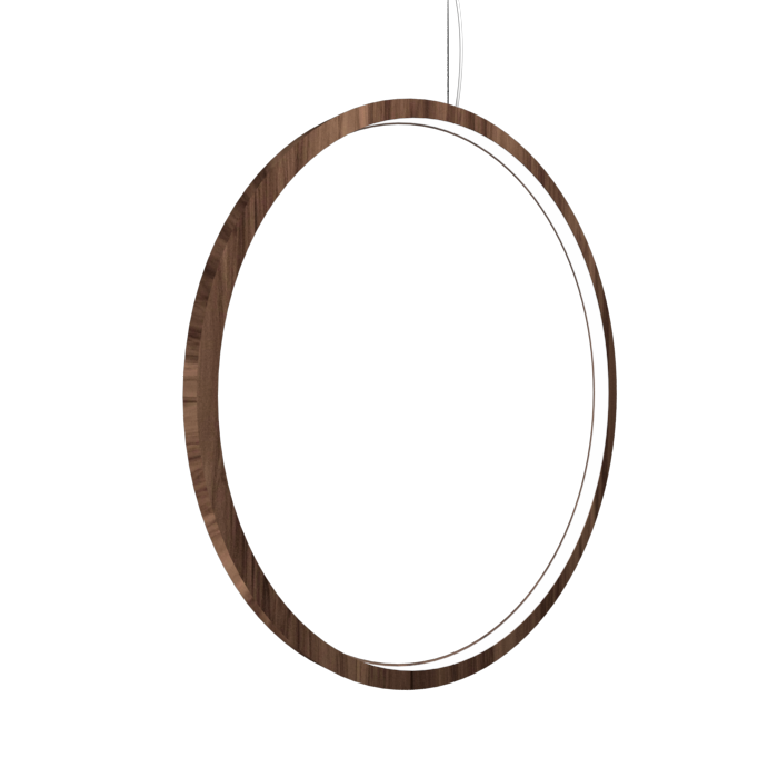 Accord Lighting 1294LED.18 Frame Accord Pendant in American Walnut