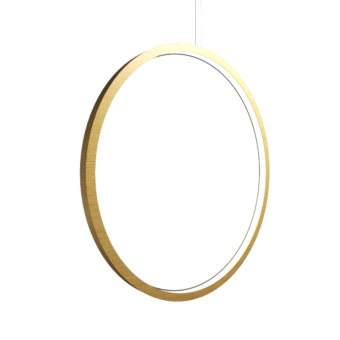 Accord Lighting 1294LED.49 Frame Accord Pendant in Organic Gold