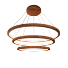 Accord Lighting 1414LED.06 Frame Trio Cylindrical Pendant in Imbuia