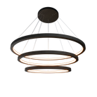 Accord Lighting 1414LED.44 Frame Trio Cylindrical Pendant in Charcoal