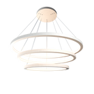 Accord Lighting 1414LED.47 Frame Trio Cylindrical Pendant in Organic White