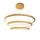 Accord Lighting 1414LED.49 Frame Trio Cylindrical Pendant in Organic Gold