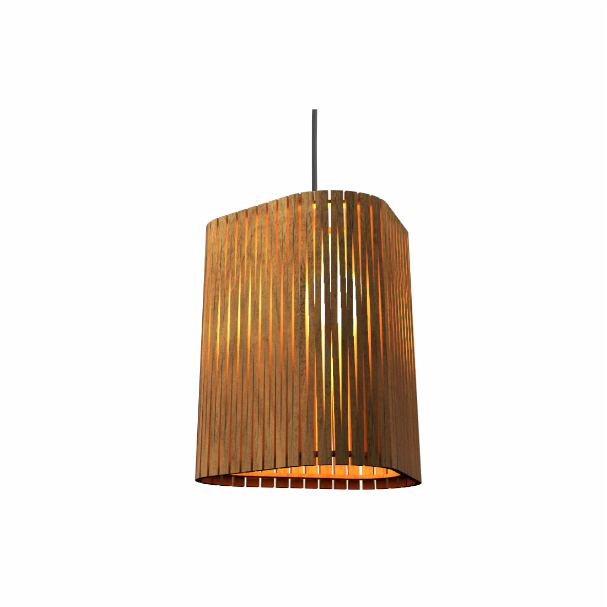 Accord Lighting 1481.09 Living Hinges Accord Pendant in Louro Freijo