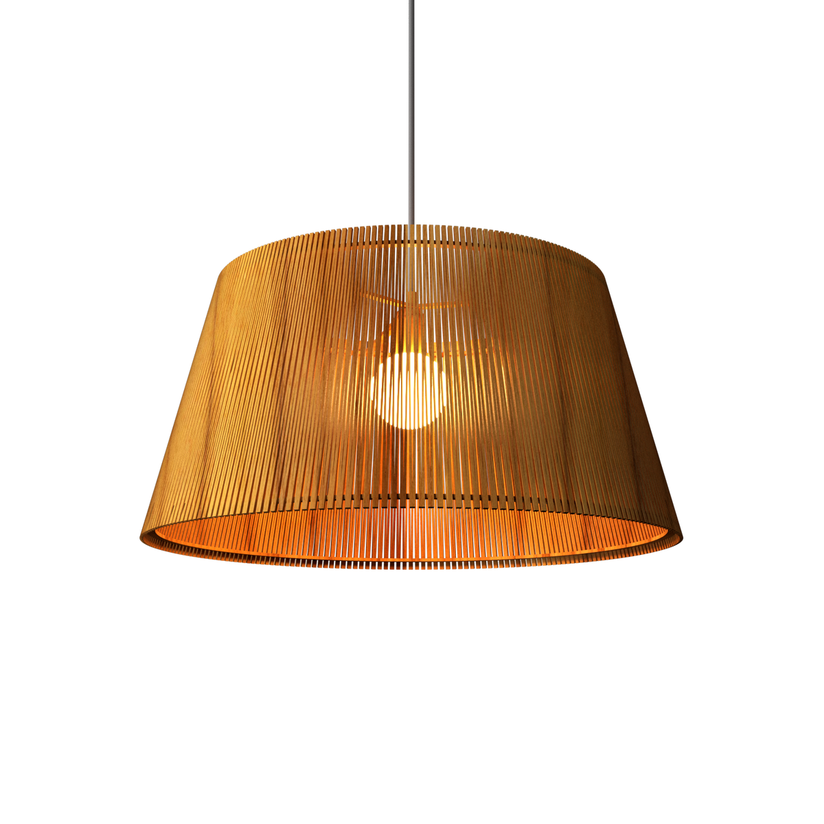 Accord Lighting 1487.12 Living Hinges Accord Pendant in Teak