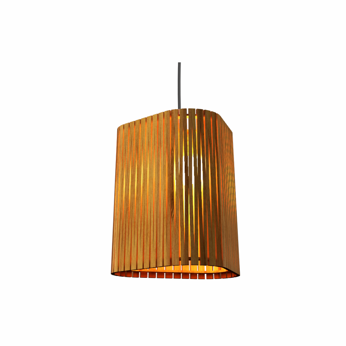 Accord Lighting 1481.12 Living Hinges Accord Pendant in Teak