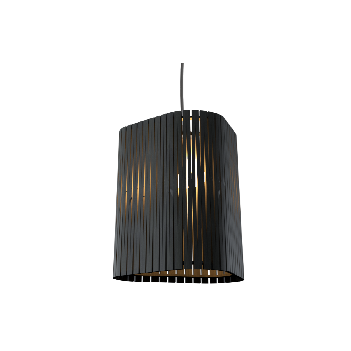 Accord Lighting 1481.44 Living Hinges Accord Pendant in Charcoal