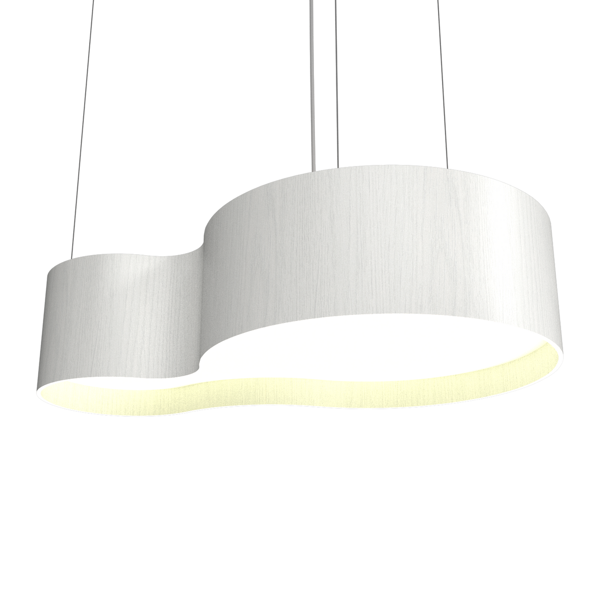 Accord Lighting 285LED.47 Organic Accord Suspension en blanc biologique