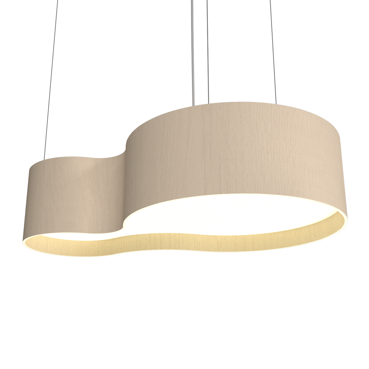 Accord Lighting 285LED.48 Organic Accord Suspension dans un cappuccino bio