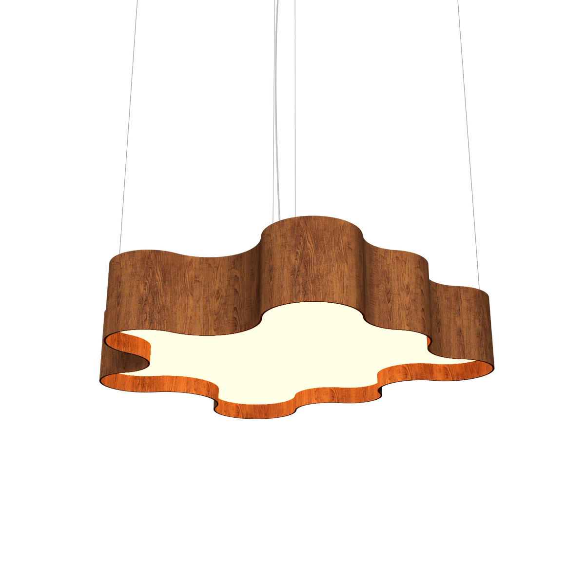 Accord Lighting 1200LED.06 Organic Accord Pendant in Imbuia