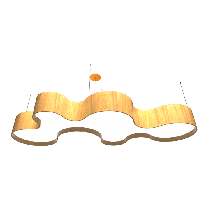 Accord Lighting 1337LED.09 Organic Accord Suspension à Louro Freijo
